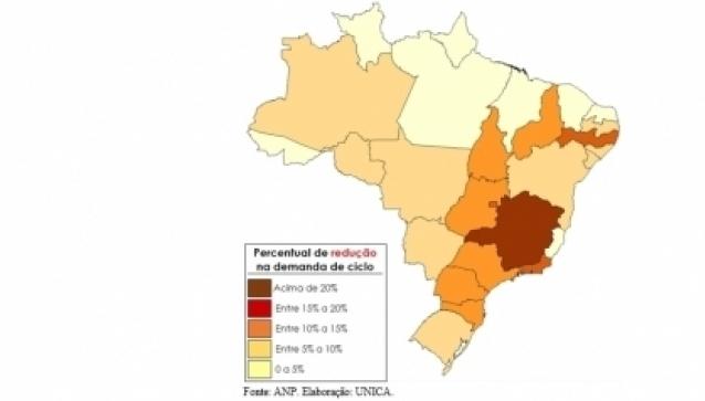 Greve dos caminhoneiros reduz a demanda de gasolina e etanol no Brasil