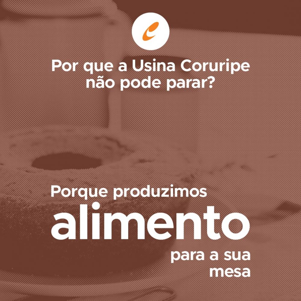 Confira os motivos de Usina Coruripe não parar