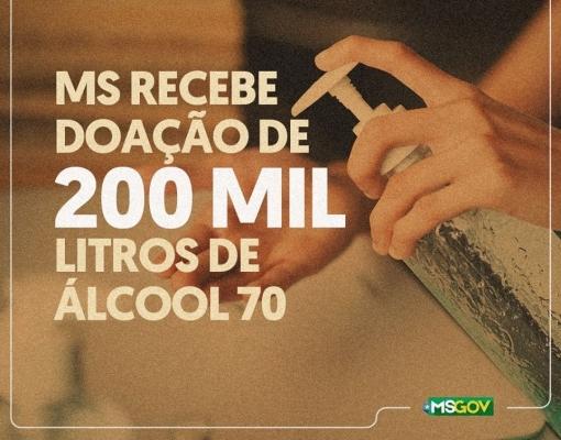 Usinas de MS doarão álcool para o Governo do Estado