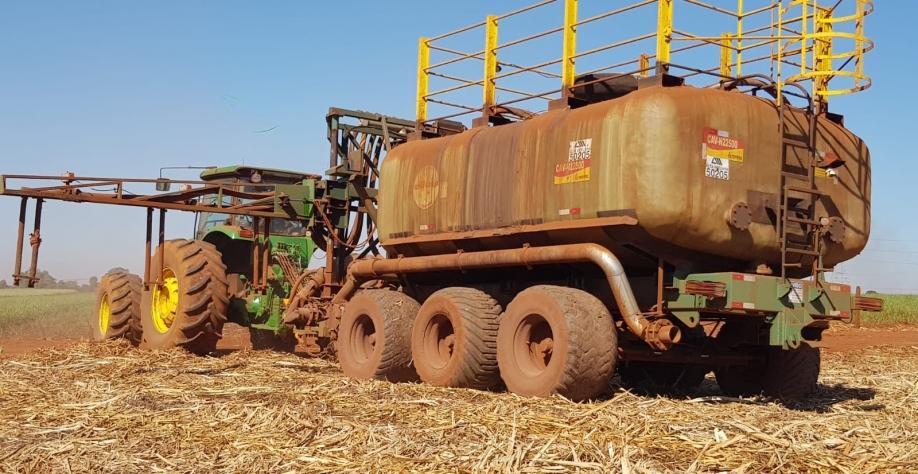 Tanques de vinhaça localizada oferecem precisão na aplicação e menor desperdício de produto